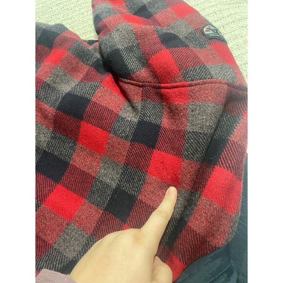 VTG Abercrombie & Fitch Mackinaw Plaid Hunting Jacket Wool Mens Large MHT-119a - Picture 9 of 13